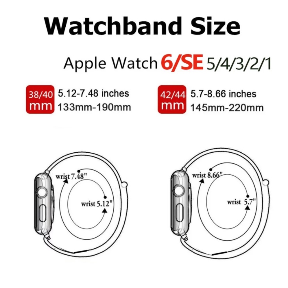 NEW Silver White Apple Watch Sport Loop Band - Picture 2 of 3